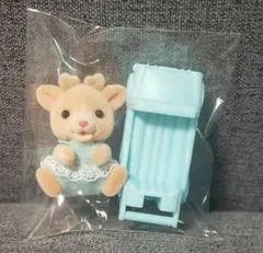 シルバニアファミリー　森のお家くじ　赤ちゃん＆手押しぐるまセット　トナカイ