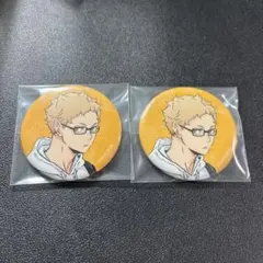 ハイキュー　月島蛍　缶バッジ