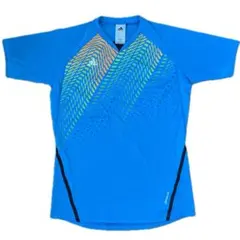 【美品】adidas アディダス プラシャツ メンズ L ブルー