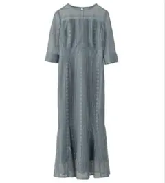 Diamond パーティードレス グレイッシュブルー
