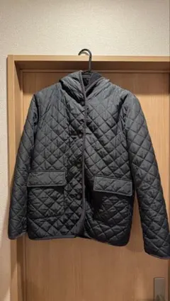 Lugnoncure フード付きキルティングジャケット　裏ボア