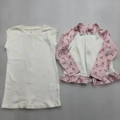 西松屋サイズ95 ノースリーブ＆ラッシュガードのサムネイル