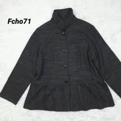 ○Fcho71 ブルゾン 無地 シンプル 黒