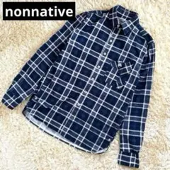 nonnative ノンネイティブ チェックシャツ 変形ポケット 日本製