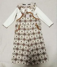 バースデイ　＆mignon セット売り　長袖カットソー サロペット　90