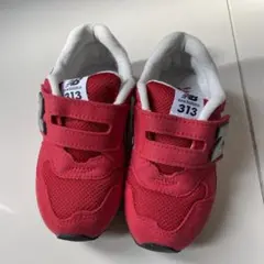新品new balance 313 赤 スニーカー　16センチ