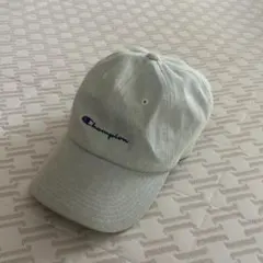 Champion デニムカラー　キャップ　水色