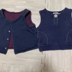 ベビーベスト2点セット　90