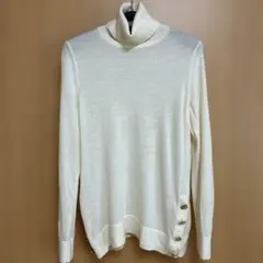 MICHAEL MICHAEL KORS アイボリー タートルネックセーター