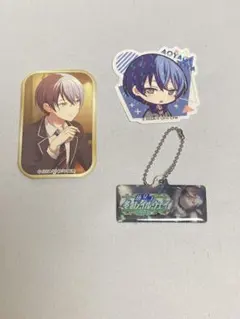 プロセカ 青柳冬弥 ステッカー 缶バッジ キーチェーン