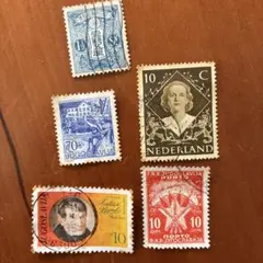 オランダ・ユーゴスラビア等各国使用済切手セット