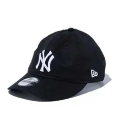【NEW ERA】9THIRTY ノンウォッシュコットン ブラック × ホワイト