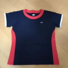 prince 半袖Tシャツ LLサイズ ネイビー/レッド
