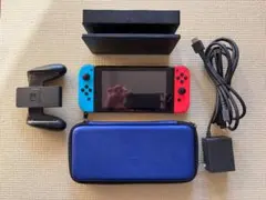 Nintendo Switch 青/赤 本体 + 付属品