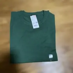 未使用　ユニクロ　ウォッシャブルクルーネックセーター　グリーン　L