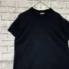 USA製90sヴィンテージTシャツ！シングルステッチ　ブラック半袖古着M725