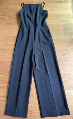 セオリー　スリーブレスワイドレッグオールインワン　黒　サイズ0