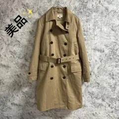 ユニクロイネスドラフレサンジュ トレンチコート　インナー付き【M】ベージュ