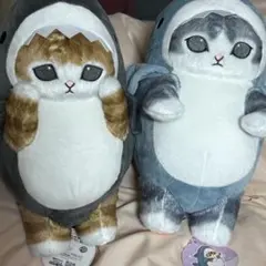 mofusand サメにゃん BIGぬいぐるみ 2体セットタグ付き