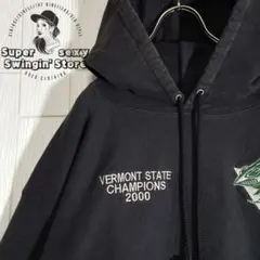 チャンピオン リバースウィーブ スウェットパーカー XL相当 ブラック 古着