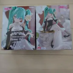 初音ミク FlowerFairy白薔薇　ぬーどるストッパーフィギュア 2体セット