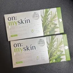 【新品未開封】on: myskin ハーブピーリング 2箱