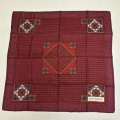 pierre balmain スカーフ 幾何学模様 レッド