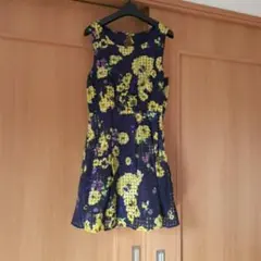 INGNI イング フラワープリント ノースリーブミニワンピース Mサイズ