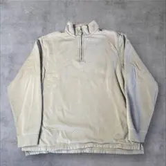 【保温抜群】L.L.Bean ハーフジップ スウェット アウトドア ベージュ