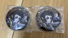 鬼滅の刃　獪岳　レリーフメタル缶バッジ　2点セット