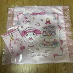 マイメロディ 一番くじ　フリル付きトート　ビーズチャームセット