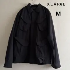 XLARGE ブラック ミリタリージャケット M