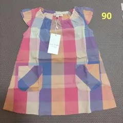 【タグ付き新品　未使用品】　エニィファム　ワンピース　90