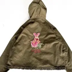 【新品タグ付/22年】ピンクハウス　ジャケット　フード　フリル　ラビット　リボンのサムネイル