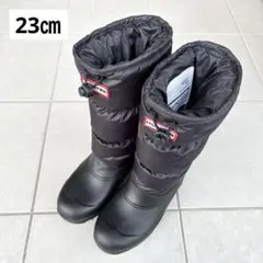 ⭐️美品⭐️HUNTER ハンター スノーキルト ブーツ ダウン ブラウン ハンター スノーブーツ ショート WFS2251NYL HUNTER 正規品 ブーツ
