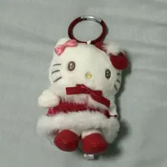 ハローキティ 1番くじ クリスマスぬいぐるみキーホルダーのサムネイル
