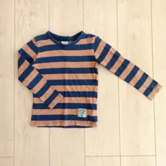 110 ボーダー長袖 T シャツ　カットソー