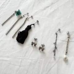 ハンドメイド ピアス 豪華8本セット