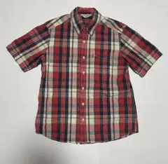 m2079 Levi's Red Tab 半袖 シャツ 赤 チェック
