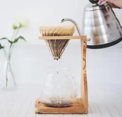 HARIO ハリオ　V60 オリーブウッドスタンドセット VSS-1206-OV