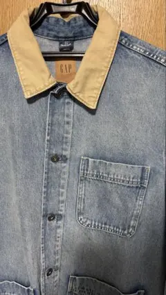 GAP ライトブルー デニムジャケット カバーオール Lサイズ