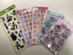 ディズニー ウォーターシール 他 5点セット