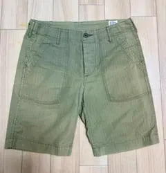 orSlow ミリタリー S ショートパンツカーキ バイカー 日本製 美品