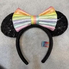ディズニー40周年 ドリームゴーラウンド ミニー カチューシャ レインボー
