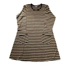 marimekko マリメッコ 長袖 ボーダー チュニック ワンピース　Sサイズのサムネイル
