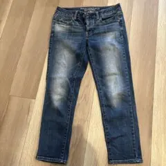 AMERICAN EAGLE BOY CROP STRETCH スキニーデニム