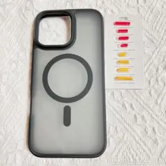 iPhone 16 Pro Max ケース ブラック MagSafe対応