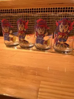 Dr.スランプ　アラレちゃん　グラス12個セット　三ツ矢サイダー 非売品