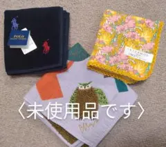 〈３枚セット〉Polo Ralphなど タオルハンカチ