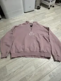 HUF WORLDWIDE ハーフジップトレーナー ピンク